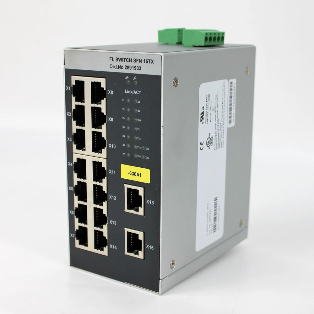 New For Phoenix 2891933 FL SWITCH SFN 16TX Industrial Ethernet Switch TP RJ45 12VDC...48VDC