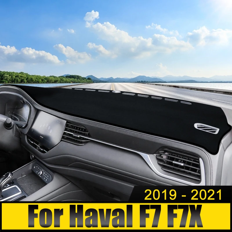 

For Haval F7 F7X 2019 2020 2021 Car Dashboard Avoid Light Pad Instrument Platform Desk Cover Mats Carpets Anti-UV Accessories