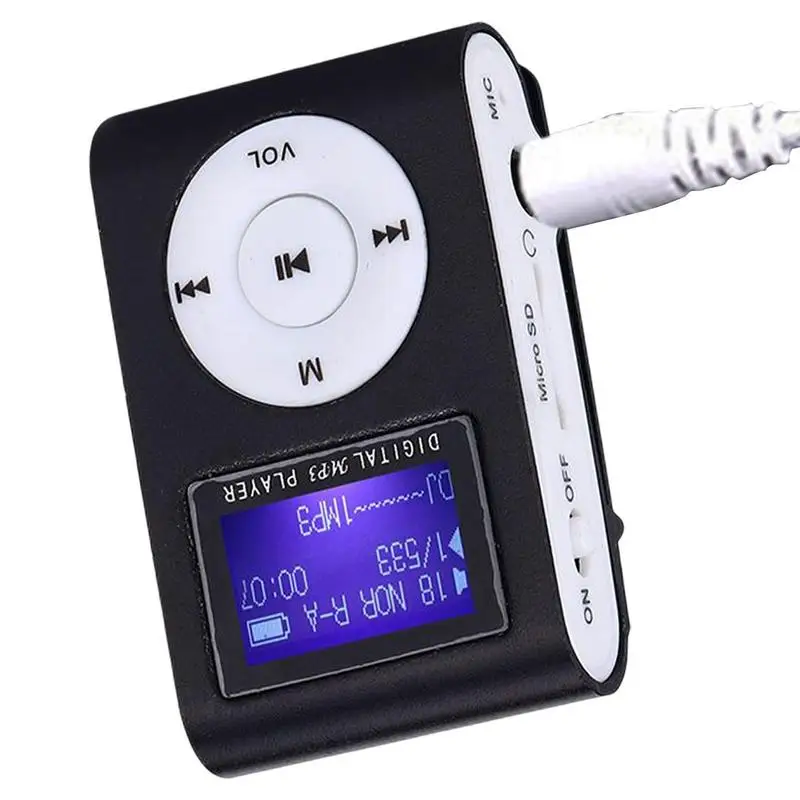 Mini MP3 Player USB Clip Music Players LCD Screen Support 32GB TF Card Sports Music Player Fashion Student Walkman In Stock