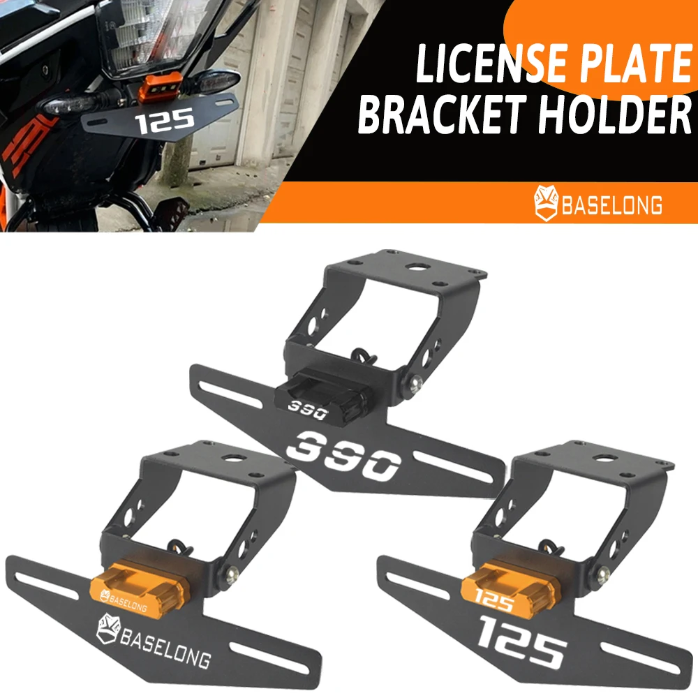 

for Duke 125 250 390 Duke125 Duke250 Duke390 2017-2021 Motorcycle License Plate Holder LED Light Tail Tidy Fender Eliminator