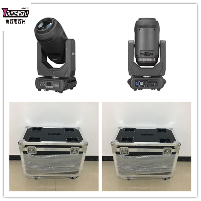 4 pieces 350W 3 in 1 led spot beam wash Zoom moving head light Spot 350W LED Moving Head with Cases Package