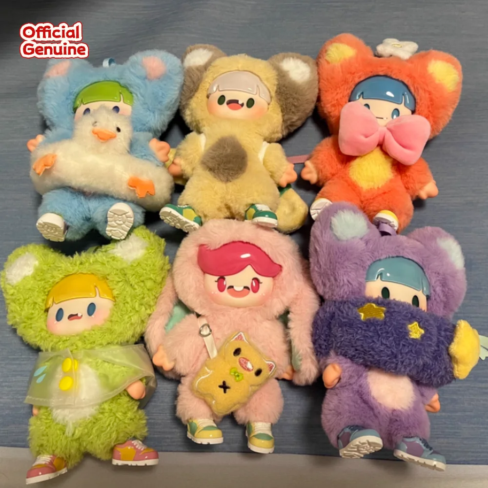 

Genuine Adou Colorful Life Vinyl Face Blind Box Full of Vitality Kawaii Set With Clip Style Charm Multi Pose Surprise Kids Toys