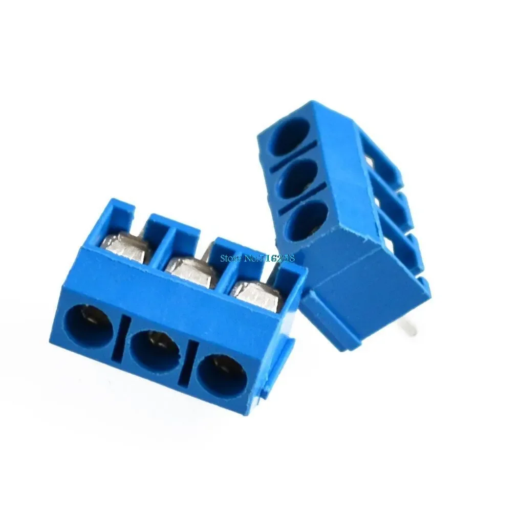 

10PCS KF301 3 Pin Screw Connector 5mm Pitch 5.08-301-3P 301-3P 3pin