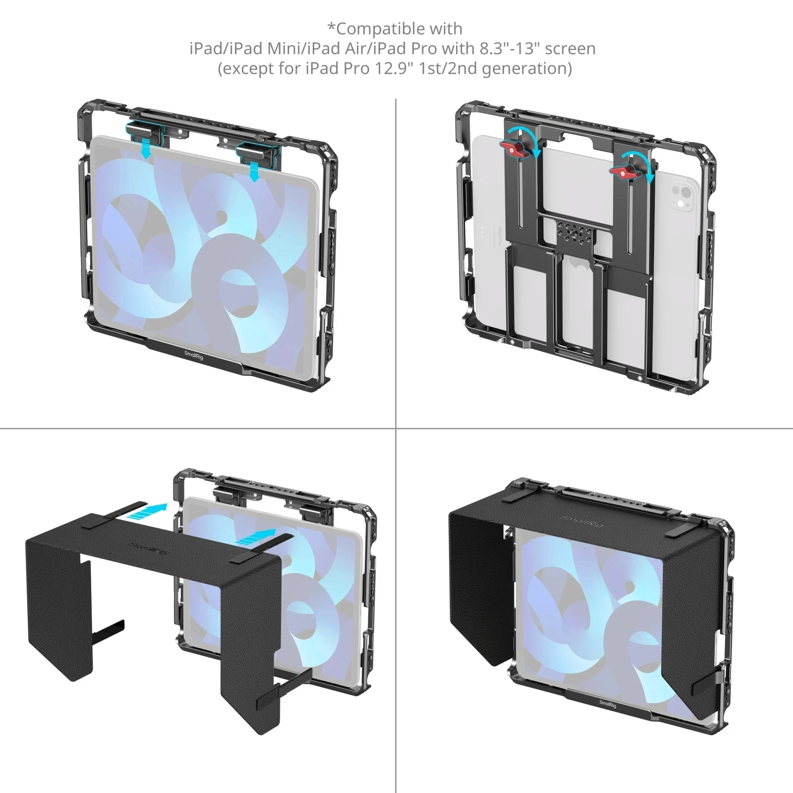 Smallrig Universal Full Protection Cage for iPad Pro/Air/Mini 8.3