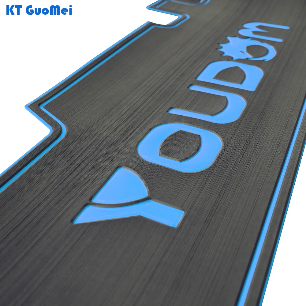 STLF KT GuoMei Customized Size/Color/Pattern/Texture/Logo/Name/Thickness Marine Mat Boat Decking Double Layer Waterproof CNC Cut