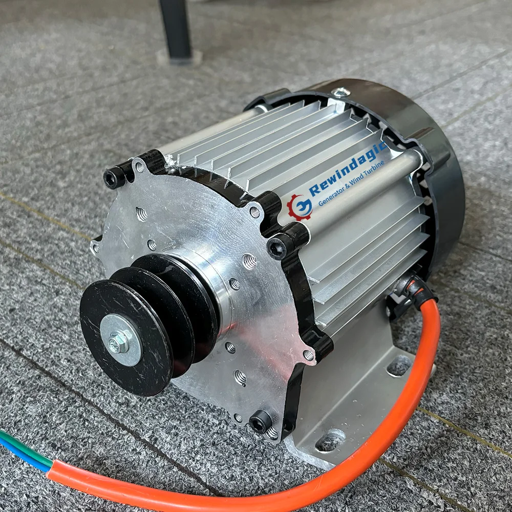 High Efficiency 3KW 5KW 7KW 8KW 220V ,Single Phase Alternator 1500RPM 3000RPM Permanent Magnet Generator For Household Load Use
