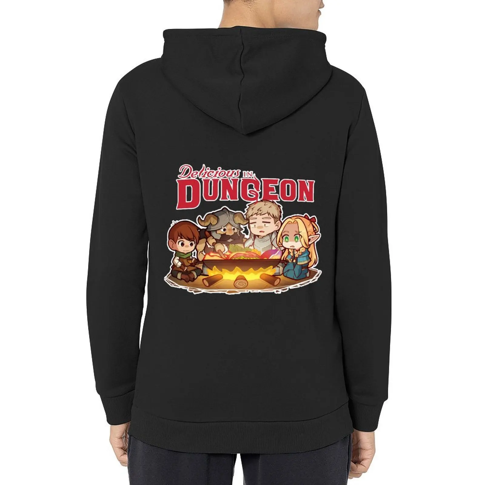 

Dungeon Meshi - First Supper Hoodie men's coat men clothing anime clothes blouse new in hoodies