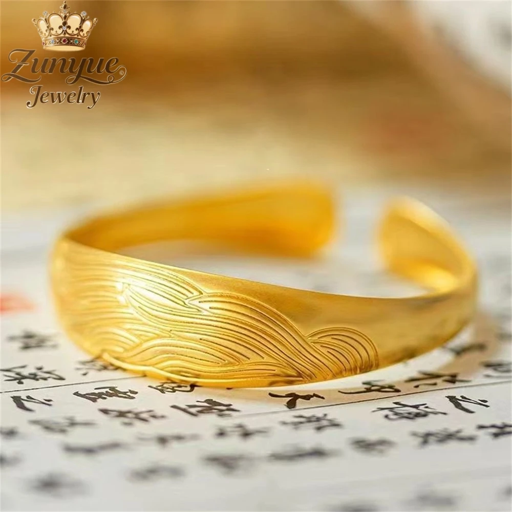 

Высококачественный браслет из песочного золота с девятихвостой лисой, ювелирные изделия класса люкс, модные украшения, изысканные популярные подвески ручной работы, элегантные