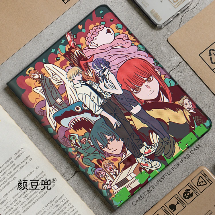 

Reze Bom レゼ Anime Chainsaw Man For iPad Air 45 Mini 5 6 Case Luxury Silicone For Pro 12.9 11 For iPad 10th Protective Air 13
