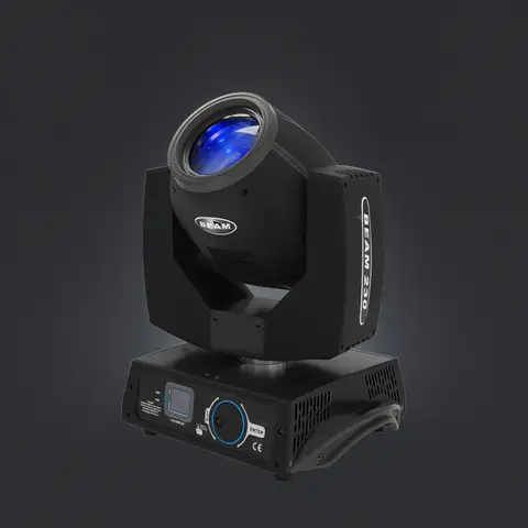 Yiflamefly 230W 7R Beam Moving Head Lights 17 Gobos 14 Colors Stage Light DMX512 DJ Light For Wedding DJ Party Stage Lighting