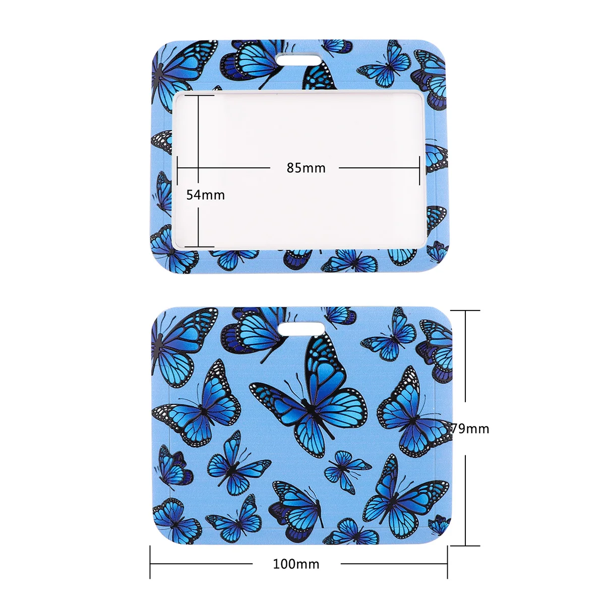 CB1194 Butterfly Lanyards Keychain DIY Cell Phone Straps USB ID Card Badge Holder Key Ring Strap Hanging Rope Phone Accessories