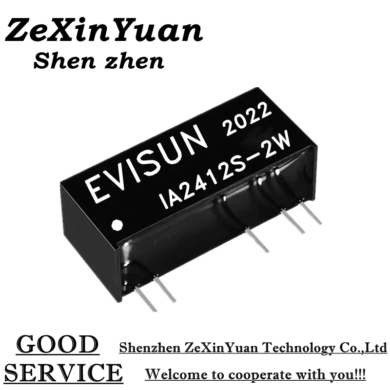 2PCS IA2403S-2W IA2405S-2W IA2409S-2W IA2412S-2W IA2415S-2W IA2424S-2W 24V TO 3.3V 5V 9V 12V 15V 24V 2W Isolated power module