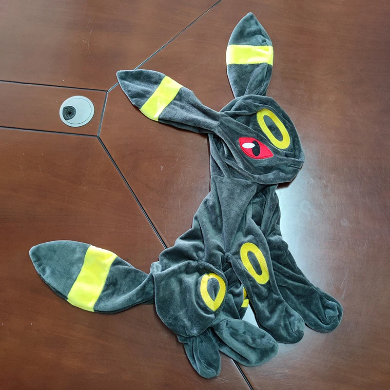 Lucario Eevee Giant Pokemon Semi-finished Leather Holster Umbreon Plush Soft Stuffed Doll Cinderace Zeraora Dialga Toys for Kids