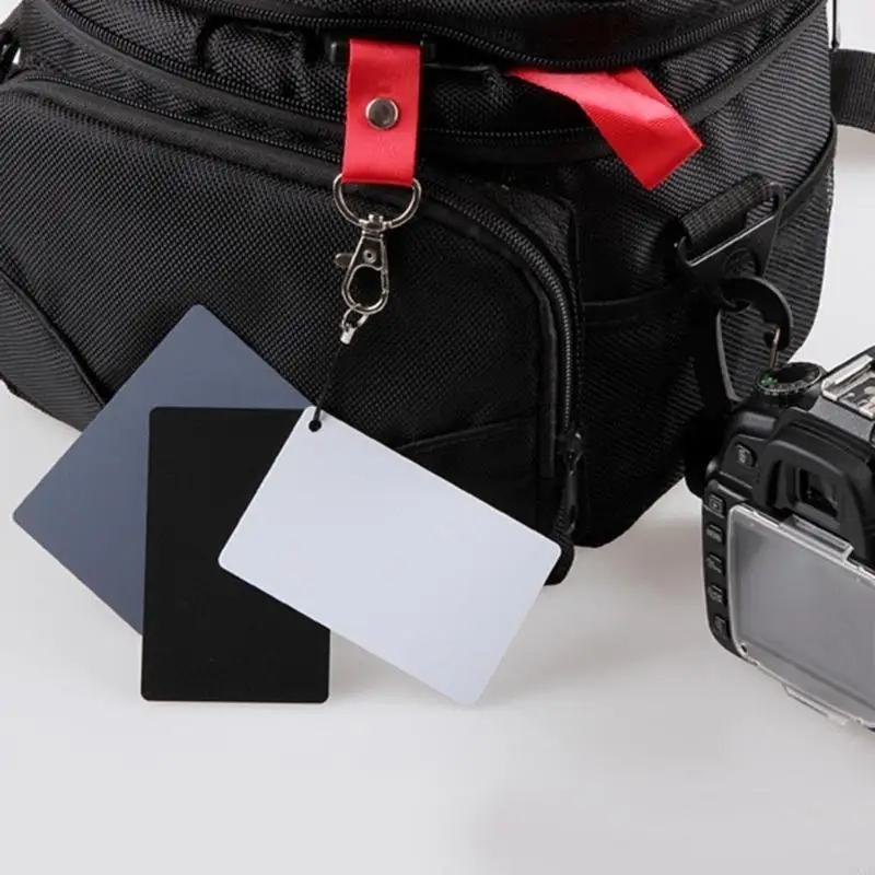 Компактно 18Degree Digital White Black Card 18% серая карта для точной коррекции баланса белого цвета в фотографии