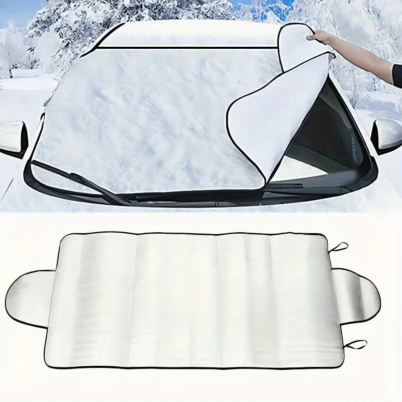 

1Pc Car Windshield Protector Anti-falling leaves Sun Shade Dust Frost Freezing Snow Windshield Cover Car Exterior accessories