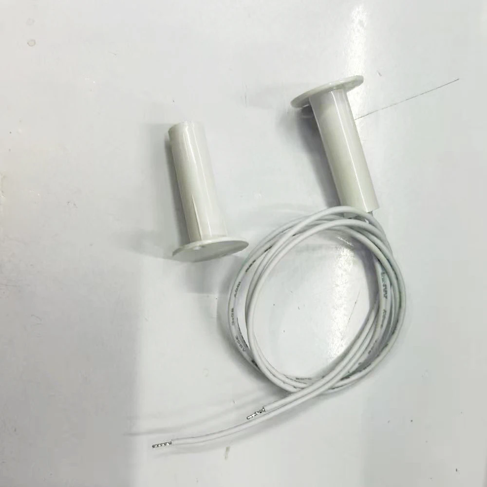 10Pcs Wired Magnetic Door Open Alarm Sensor Metal Case Limit Switch NC/NO Dry Contact Reed Switch Anti Theft Burglar Alarm