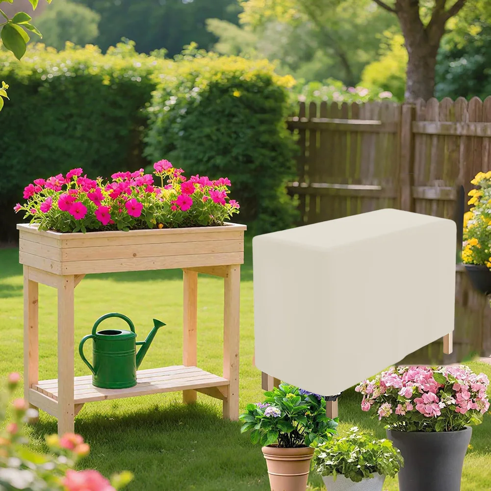 

1Pc Flower Pot Support Cover 210D Oxford Cloth Garden Bed Cover 84/122cm Dust Shield For Garden Pots Plants Protection