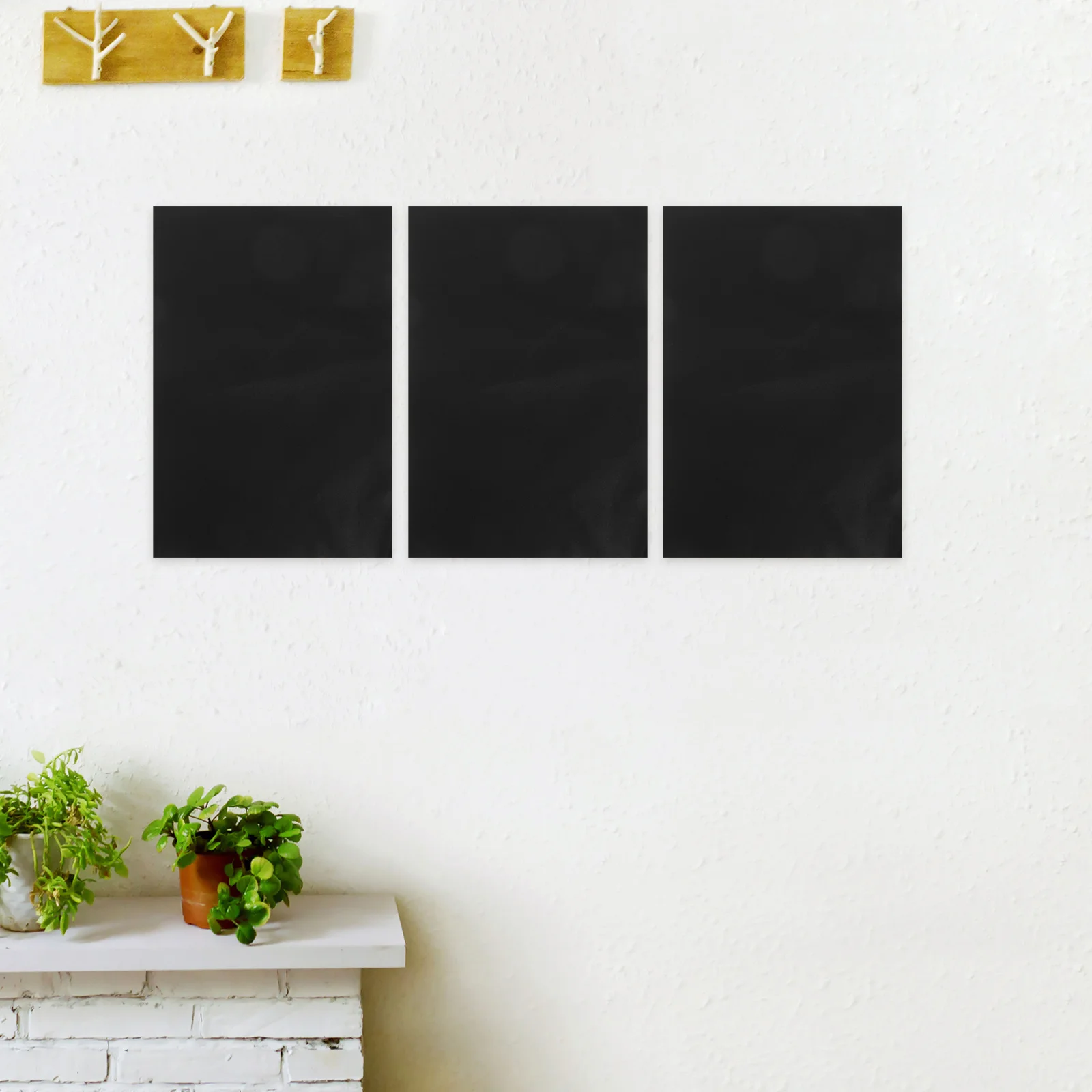 Autocollants pour tableau noir A4, feuilles de PVC polymère noir, étiquettes adhésives pour pots, boîtes, tablettes d'affichage, facile à nettoyer, 8 pièces