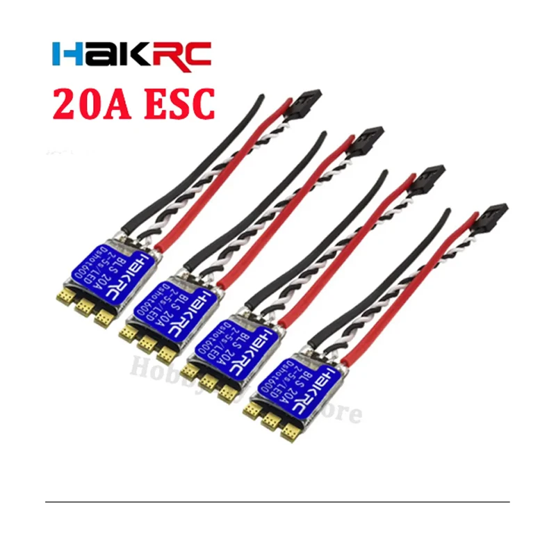 Hakrc bls 20a f20a blheli-s dshot150/300/600 2-5s bürstenlose Geschwindigkeit esc eingebaute RGB führte für fpv Racing Freestyle