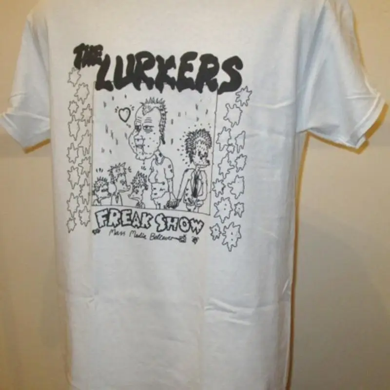 Camiseta The Lurkers Freak Show, música Punk, Reino Unido, Subs Sham 69 Angelic Upstarts R502