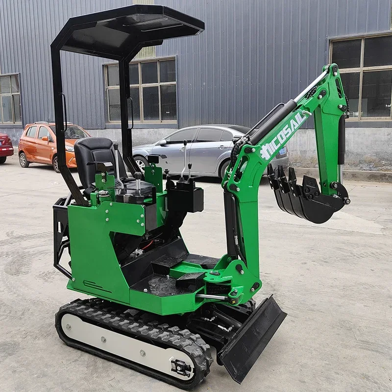 Customized EPA Engine Mini Excavators 1.0 Ton Small New Crawler Excavator Hydraulic Digger bagger Fast Delivery Digger