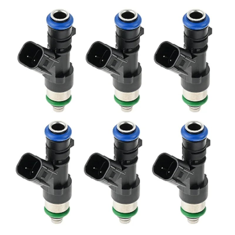 6Pcs 0280158028 Fuel Injector For Chrysler Sebring 300 Pacifica For Dodge Journey Challenger Avenger Grand Caravan Nitro Charger