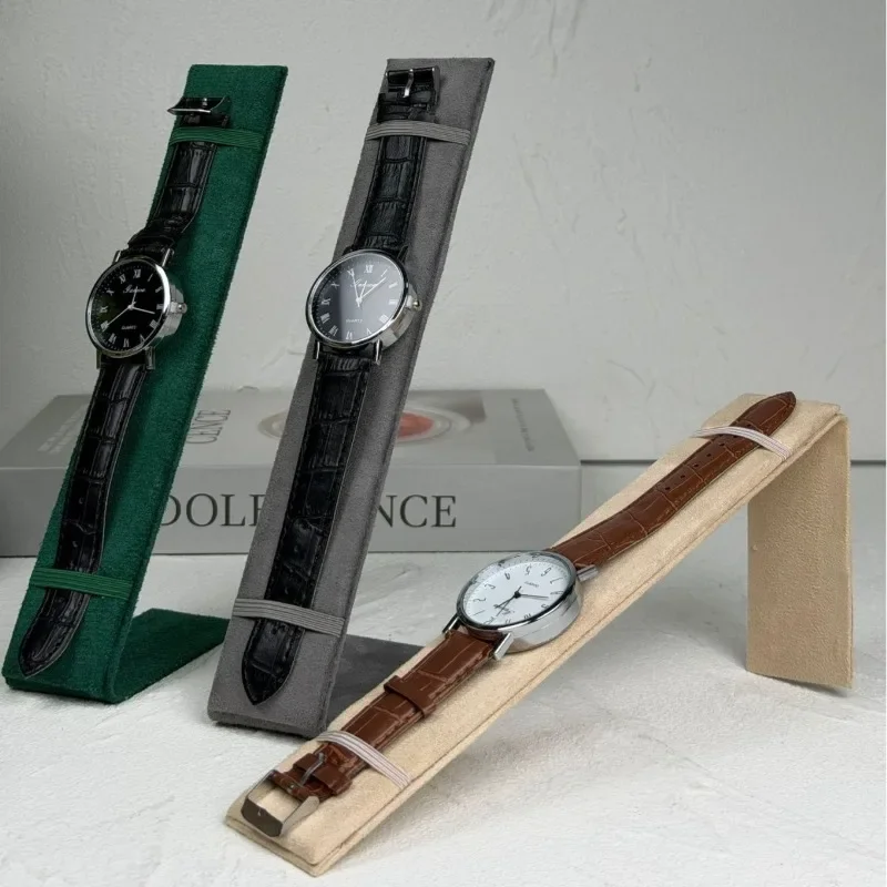 Flannel Watch Stand Exhibitor Counter Showcase Holder Luxury Jeweler Commercial Use Storage Shelf Bracelet Watches Display Rack