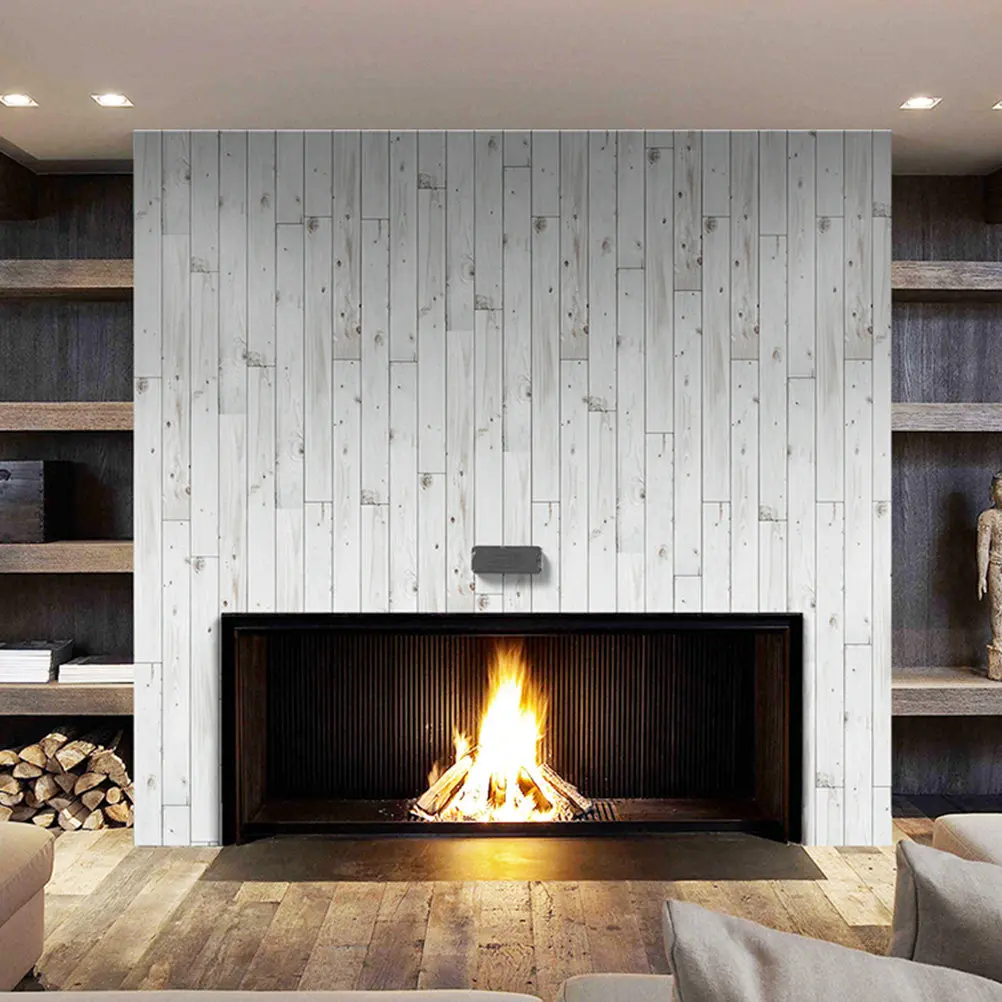 1Pcs Wood Pattern Wall Decal Easy Peel Off No Residue High Quality Texture Smooth Surface Adhesive Sticker for Floor Glass Wall