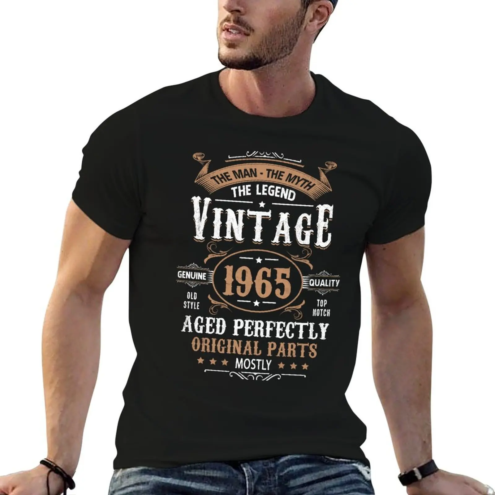 

60th Birthday Vintage 1965 Man Myth Legend Retro Birthday Gift T-Shirt g man t shirts for men T-Shirt