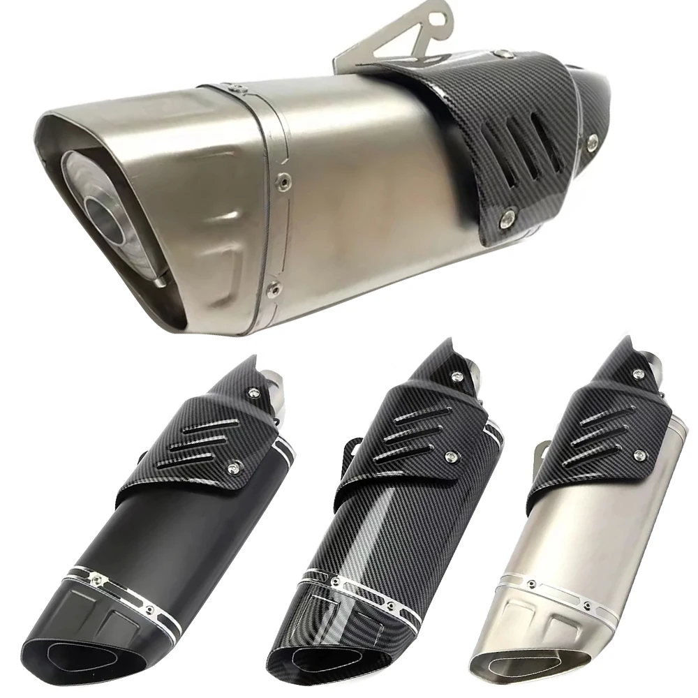 Mofles Universales de 51 mm, Escapes para Moto, Silenciador de Escape para Motocicleta AKR M1 para Yamaha R6 R3 MT07