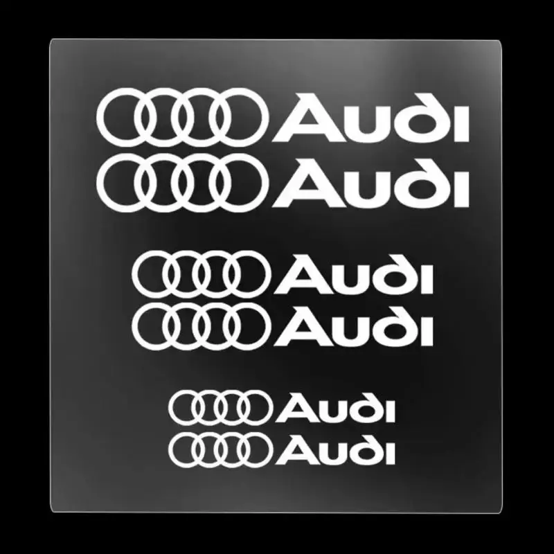 PVC-Auto-Bremssattel-Aufkleber, hitzebeständige Aufkleber, Autozubehör für QUATTRO für Audi S Line A1 A3 A4 A6 A7 Q3 Q5 Q7 RS3 RS4