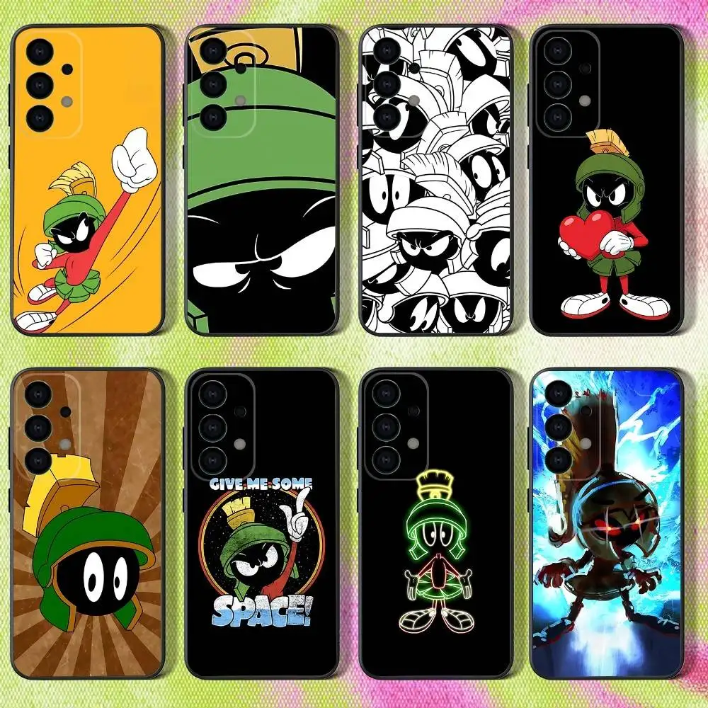 

Phone Case For Samsung S25,S24,S21,S22,S23,S30,Ultra,S20,Plus,Fe,Lite,Note,10,9,5G M-Marvin The M-Martian Black Cover