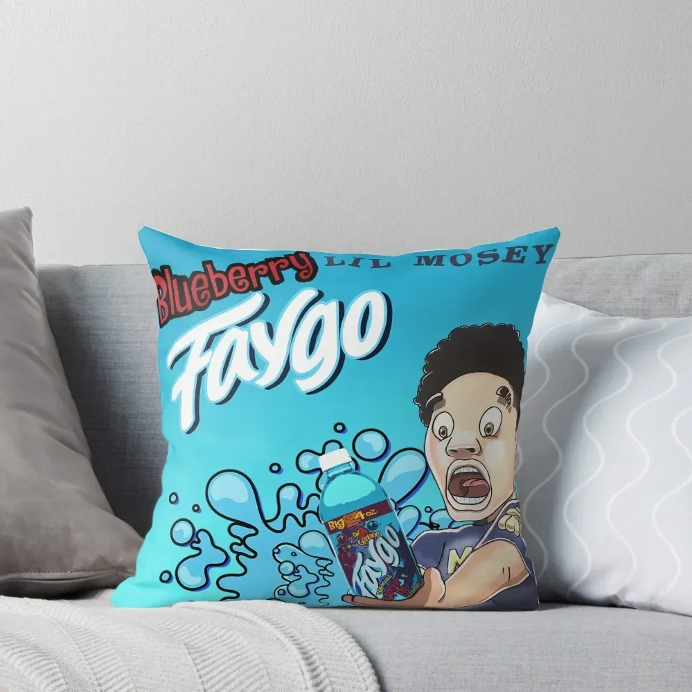 Blueberry Faygo Lil Mosey T Shirt Throw Pillow Luxury Pillow Cover Decorative Pillow Covers For Sofa