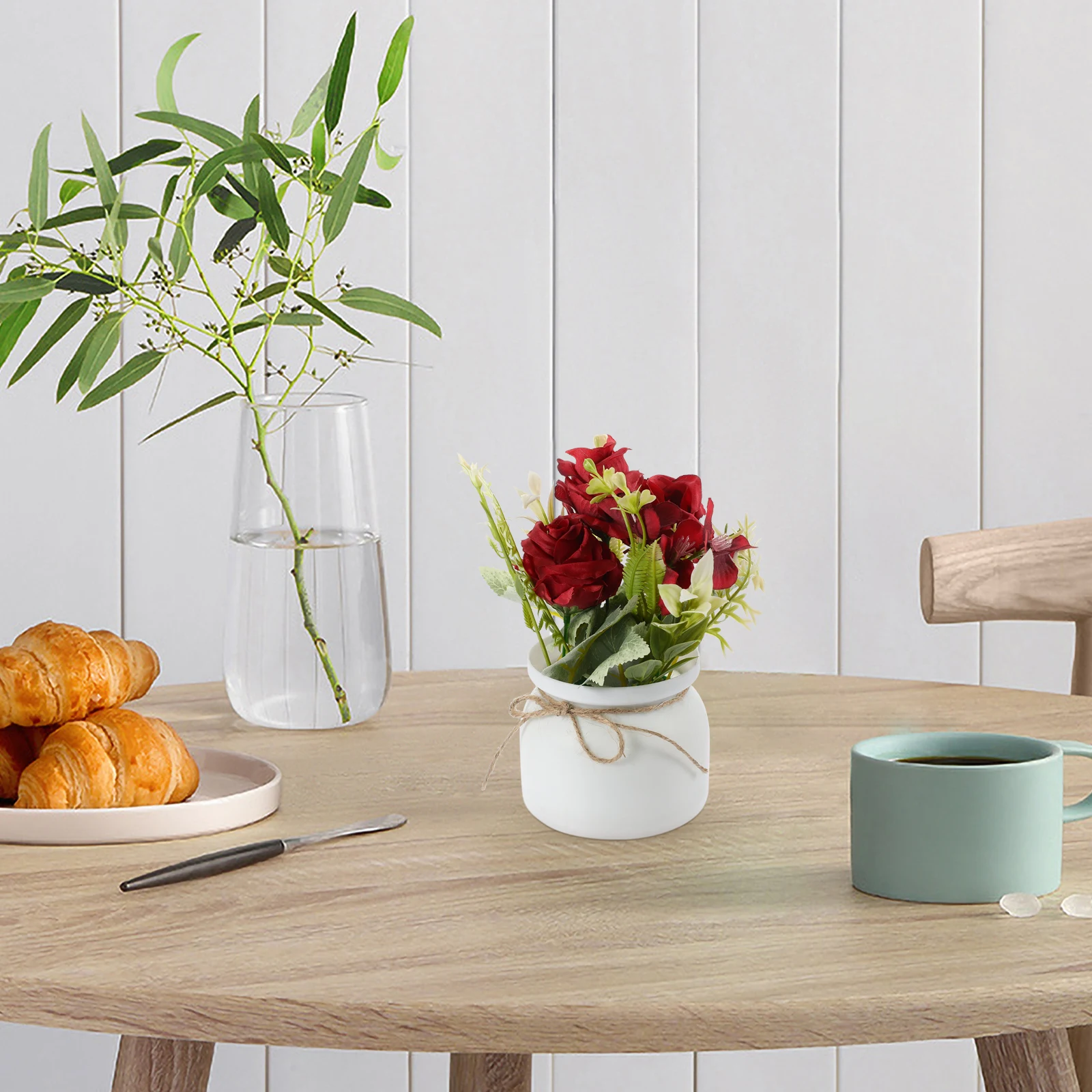 

Lifelike Faux Bonsai Artificial Potted Small Fake In Pot Decoration For Home Office Restaurant Event Lifelike Plastic Plant