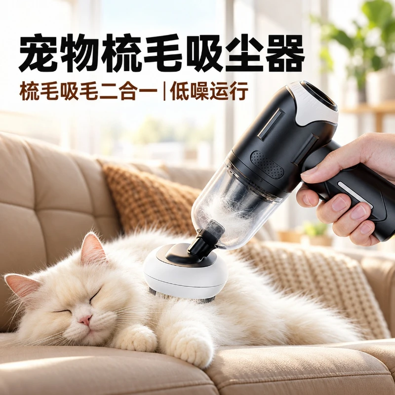 Car Vacuum Cleaner Pet Hair Cleaner Hair Remover Handheld Portable Wireless Vacuum Carpet Gap Cleaner