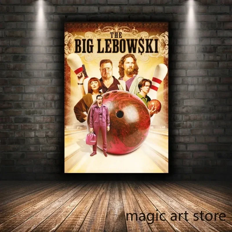 The Big Lebowski The Dude فيلم كوميدي مضحك الحمام المشهد الملصقات قماش اللوحة الحديثة غرفة المعيشة المنزلي غرفة نوم الديكور