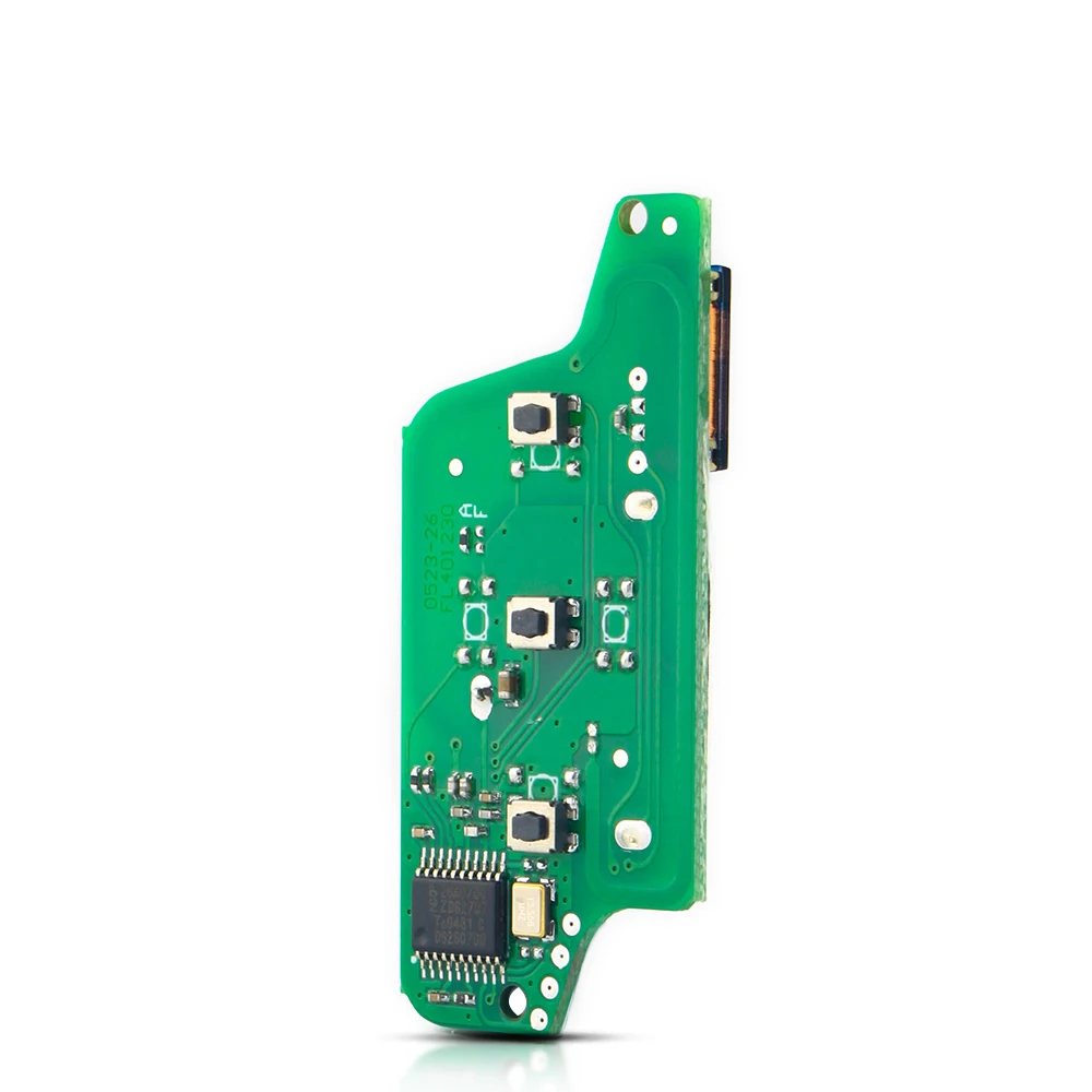 KEYYOU ASK/FSK CE0523/CE0536 For Citroen C2 C4 C5 C6 Picasso For Peugeot 207 307 308 407 607 Remote Key Circuit Board