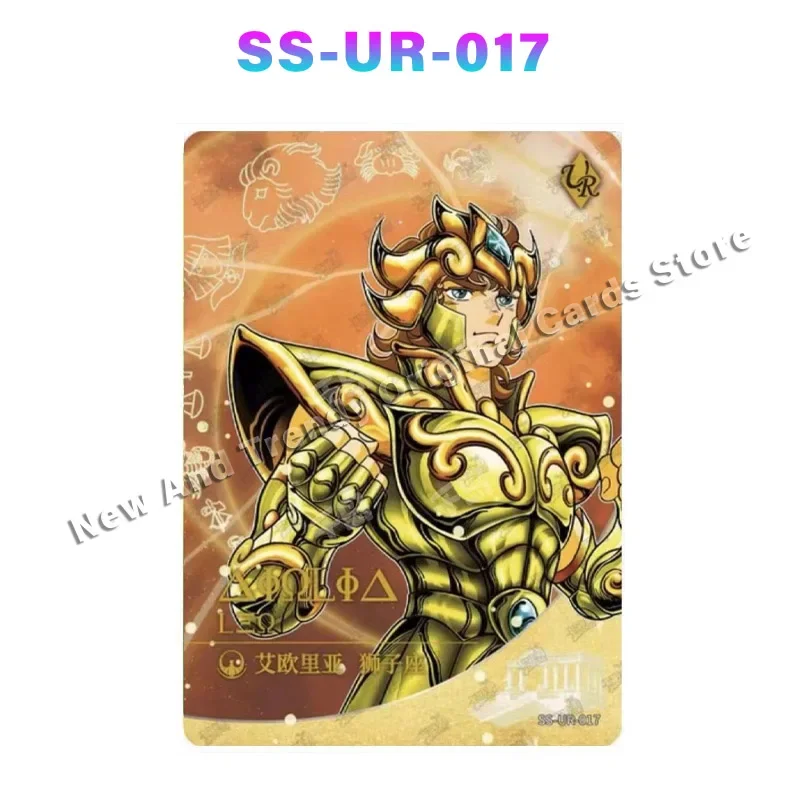 Original KAYOU Saint Seiya Cards Collectible Mu Shaka Death Mask Aiolos,UR,Anime Rare Card Collect Children\'s Gift Toys