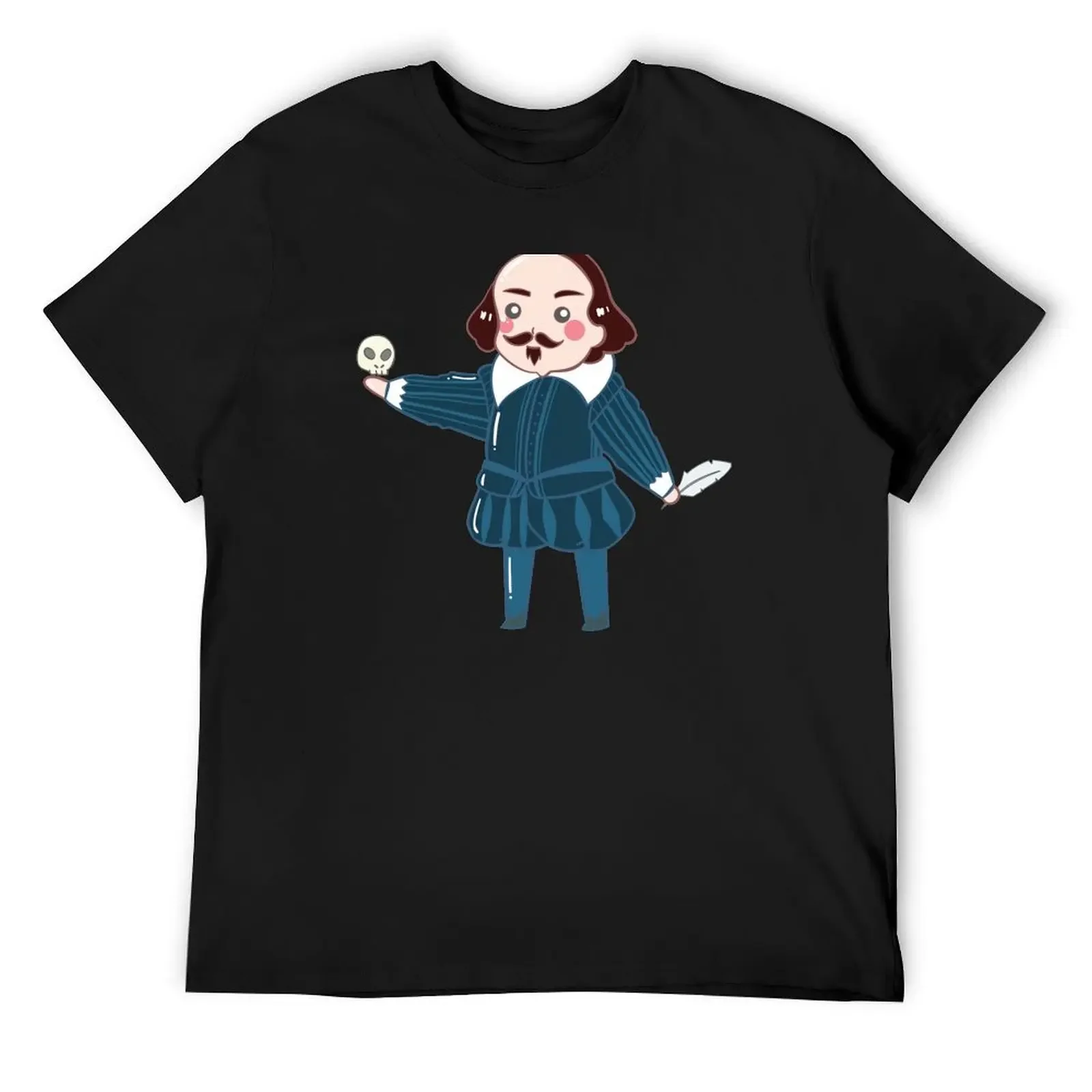 Cute Historical Characters - William Shakespeare T-Shirt custom shirt boys whites mens white t shirts