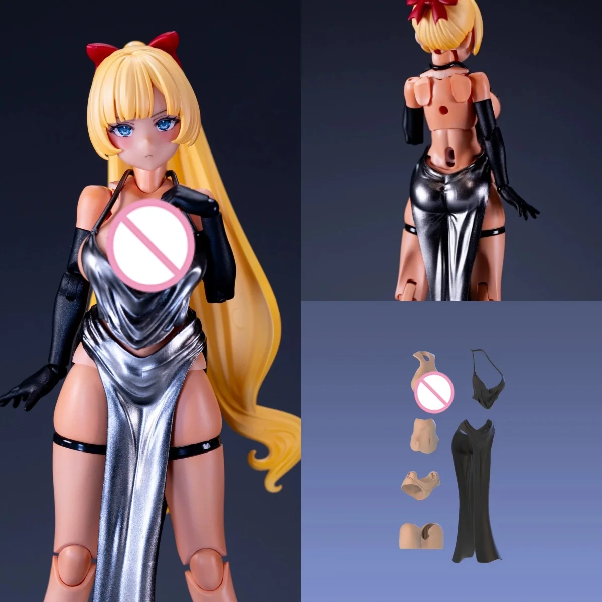 

【Без рисунка】1/12 масштаб женщина-солдат Котобукия платье конверсионные детали аксессуары для 6-дюймовой экшн-фигурки BUSTERDOLL модель