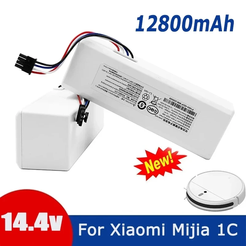 

14.4V 12800Mah P1904-4S1P-MM Battery for Xiaomi Mijia 1C STYTJ01ZHM Robot Vacuum Mop Cleaner Accessories Parts Original