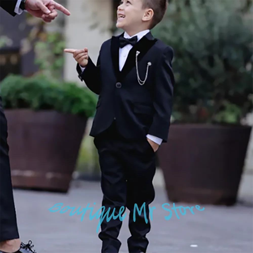 Formal Father & Son Black Tuxe - Formal Wear For Men Kids recension och pris