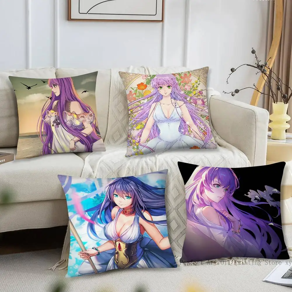 Athena Animation S-Saint S-Seiya Pillow Case Fashion Square Pillowcase Bedroom Sofa Room Ins Decoration Leisure