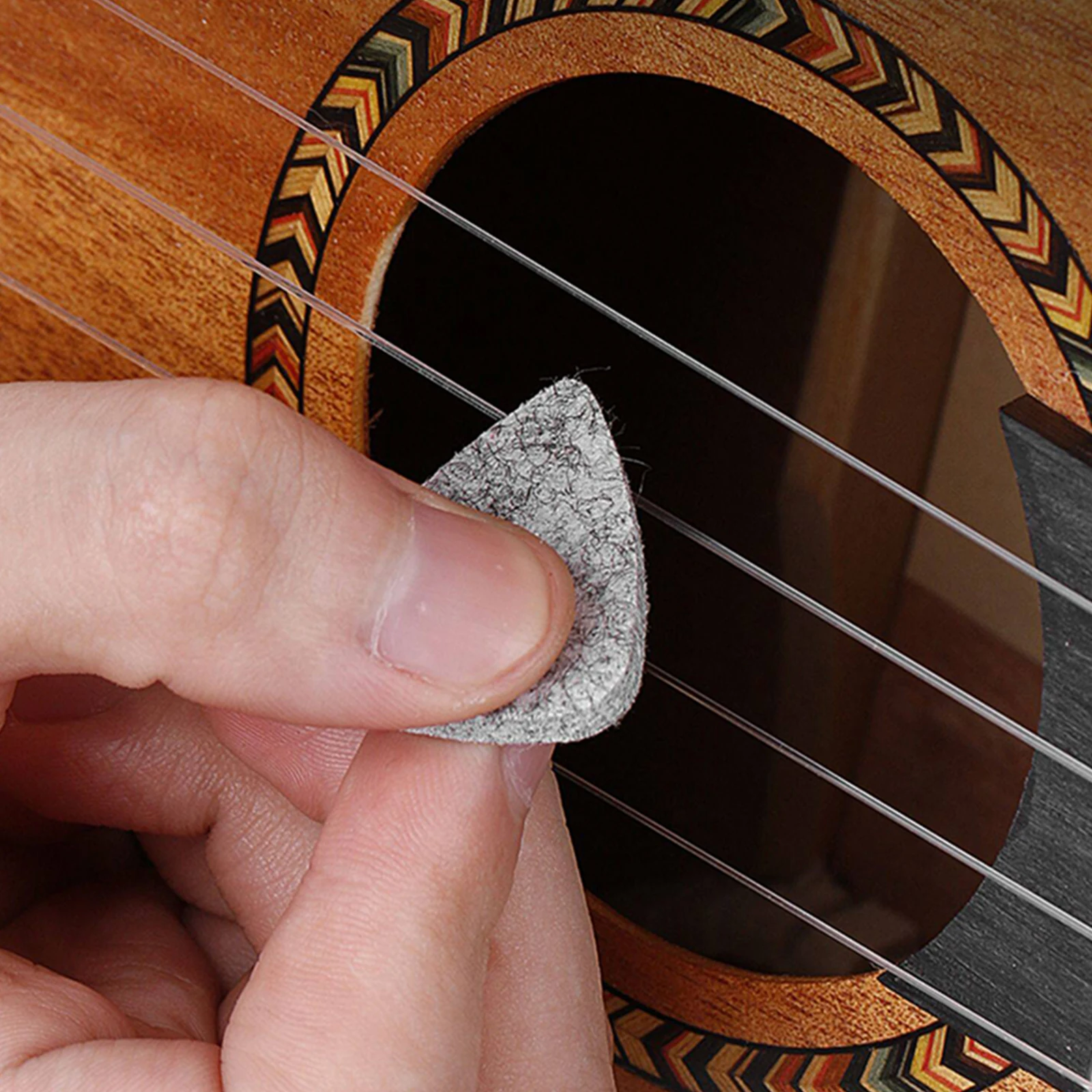 Hot Sale 4Pcs Wool Felt Ukulel - Musical Instrument Mandolin ulasan dan harga