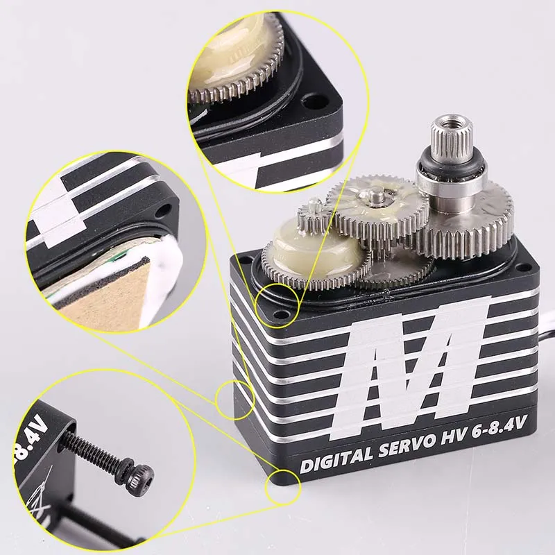 hv4060-v4-60kg-mayatech-equipement-de-direction-a-dents-metalliques-anti-eclaboussures-a-couple-eleve-modele-d'avion-numerique-haute-tension-fpv