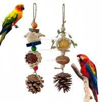 juguetes para pájaros Bird Toys Chewing Funny Parrot Toy Pet Bite Tearing Toy Cockatiels Parakeet Training Toy Bird Accessories