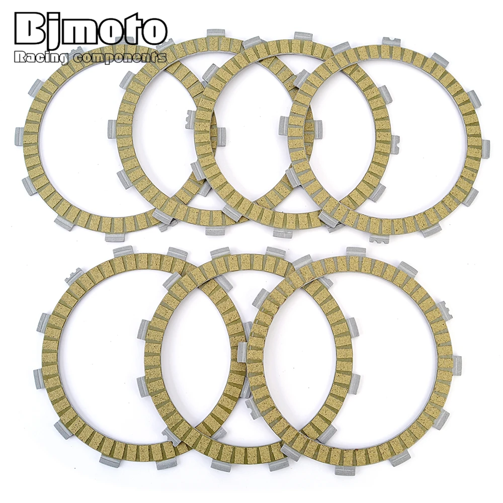 Clutch Friction Disc Plates For Yamaha WR250 ZB/ZD/ZE YZ250 U/W/A/B/D WRW/WRA 22U-16321-00 7 5TG-16321-00/5VY-16321-00 7