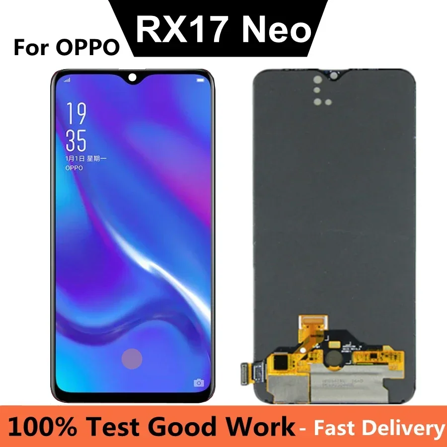 6.4inch For OPPO RX17 Neo /R17 Pro CPH1877 CPH1893 LCD Display Touch Screen Digitizer Assembly Replacement