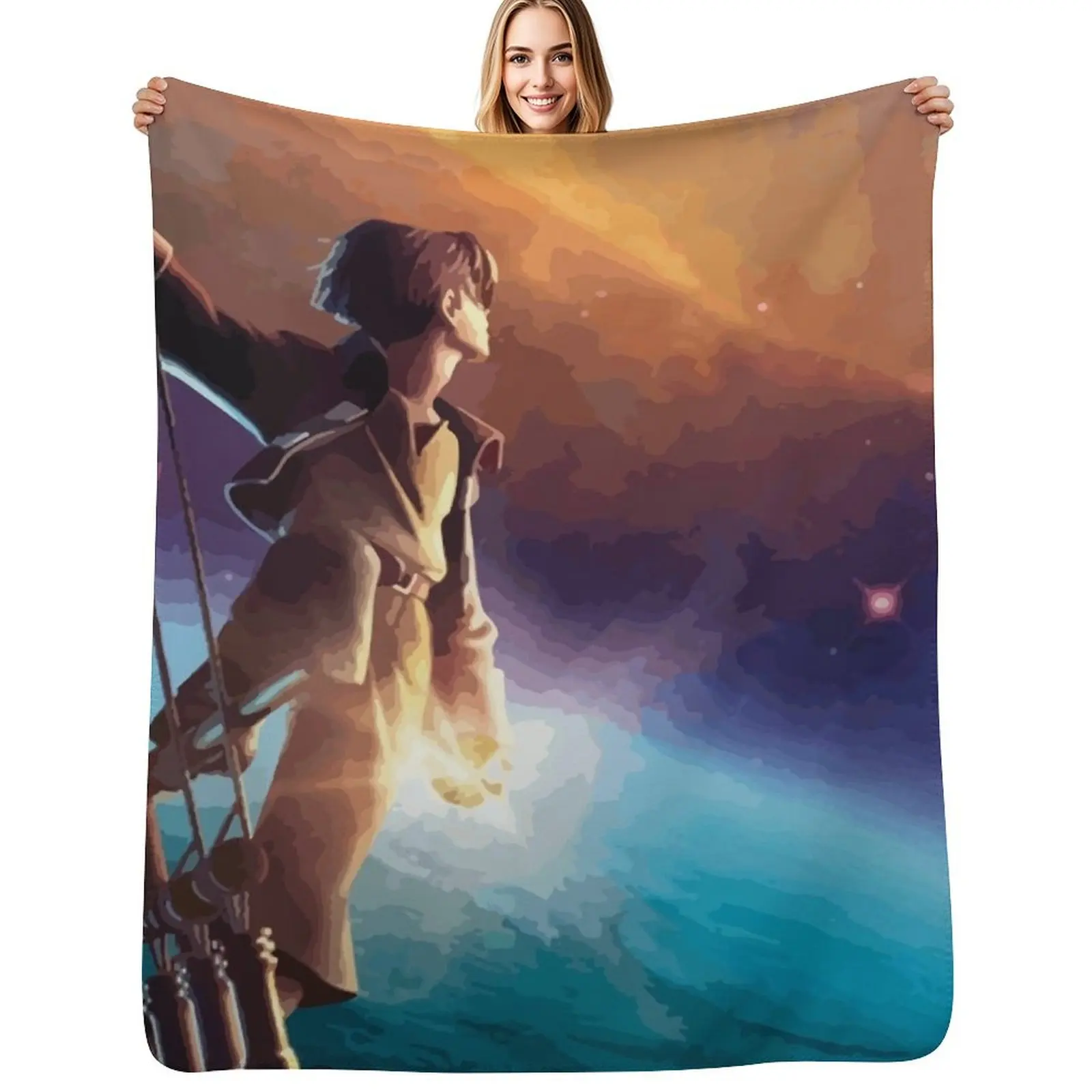 Treasure Planet Throw Blanket Elegant Warm Throw Blanket for Hotel Home