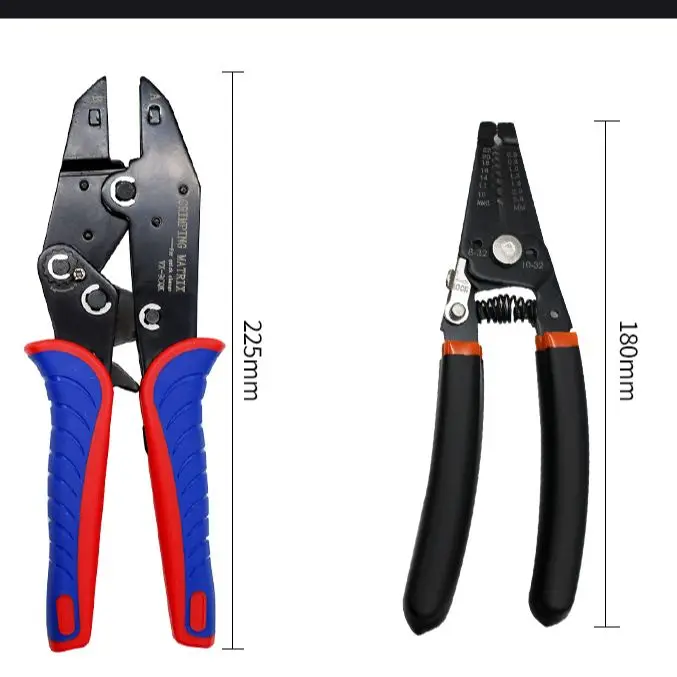 Ratchet crimping pliers quick change pliers clamp cable duct / plug / insulated terminal kit multifunctional Hand tool